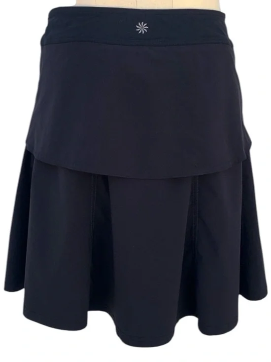 Athleta Wherever Skort Women’s Size 8 Black Pull On Stretch Cargo - Picture 3 of 9